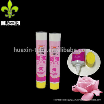 petit tube en plastique ovale en aluminium pour gel